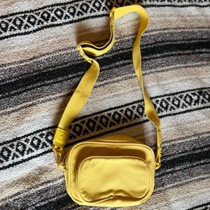 Lemon Canvas Crossbody Bag